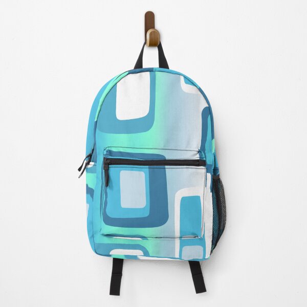 Item preview, Shades of Blue Contemporary Retro  fabric designs designed and sold by Andimoot.
