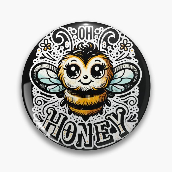 Item preview, Oh Honey - Bees Illustration designed and sold by MrERNST.