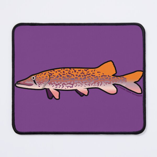 Item preview, Chain Pickerel, Orange and Pink Pattern designed and sold by CraneCreek.