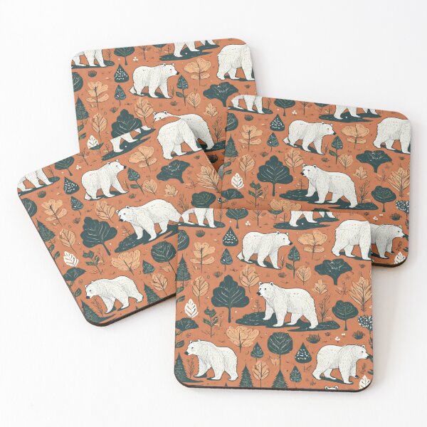 Item preview, "Arctic Majesty: White Polar Bear Design" designed and sold by Eandbeyond.