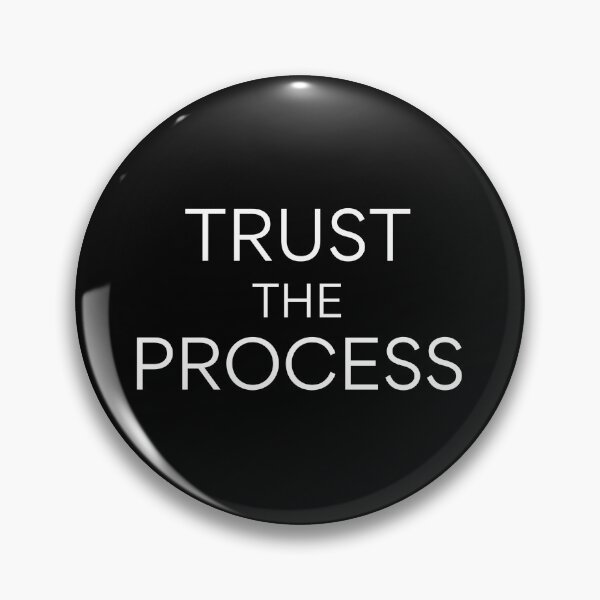 Item preview, Trust the Process - Motivational Quote designed and sold by patternjp.
