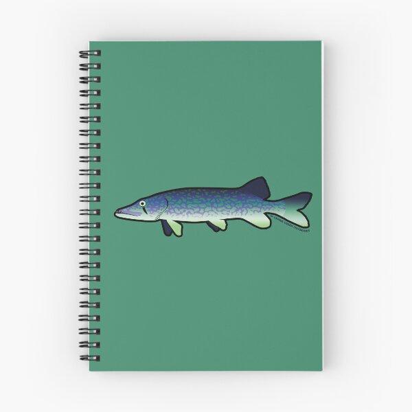 Item preview, Chain Pickerel, Navy and Teal Pattern designed and sold by CraneCreek.