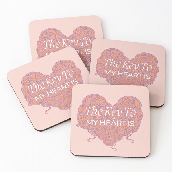 Item preview, The Key To My Heart Is Yarn designed and sold by AJdodd.
