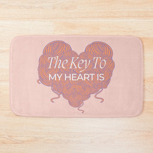 Item preview, The Key To My Heart Is Yarn designed and sold by AJdodd.