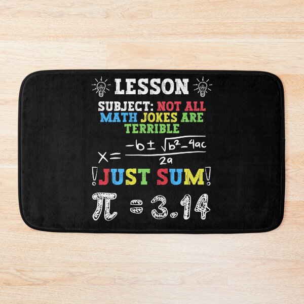 Item preview, Not All Math Jokes Are Terrible Just Sum - Funny Aesthetic Art For Math Teacher designed and sold by Raccoon's World.