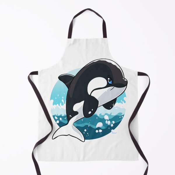 Item preview, Kawaii Orca - Borderless designed and sold by nubedetormenta.