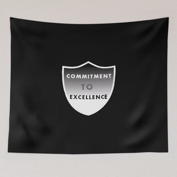 Item preview, Raider Nation Commitment to Excellence designed and sold by My Team Designs.