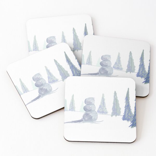Item preview, Snowman with PineTrees designed and sold by destinydrewthis.