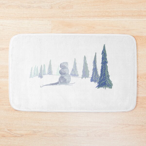 Item preview, Snowman with PineTrees designed and sold by destinydrewthis.