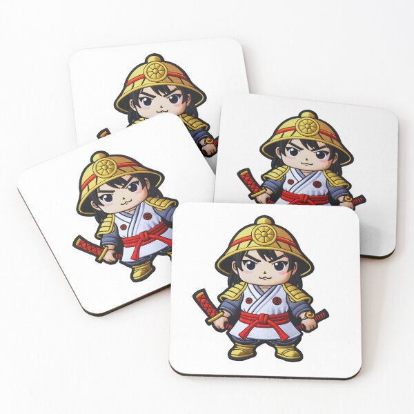 Item preview, Cool Iron On Patches, Cute Little Samurai designed and sold by saloui.