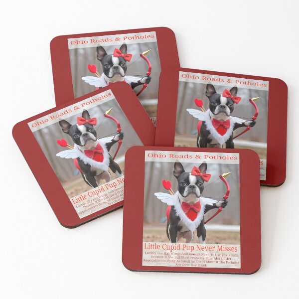 Item preview, Valentine's Day Cupid Pup:  Ohio Roads & Potholes...  If You've Ever Been To Ohio, You Know. designed and sold by Hall-O-Gram.