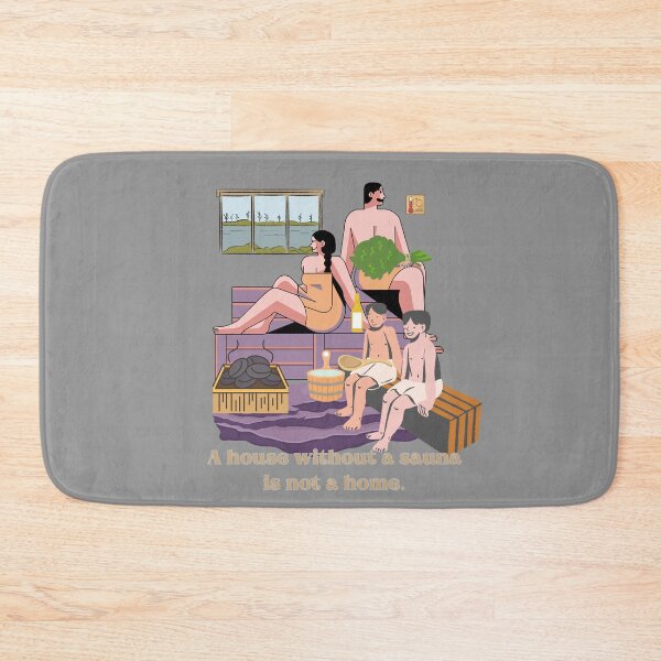Item preview, Steam Room Sauna Funny Old saying designed and sold by Nordic Heat Co..