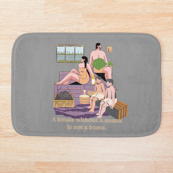 Item preview, Steam Room Sauna Funny Old saying designed and sold by Nordic Heat Co..
