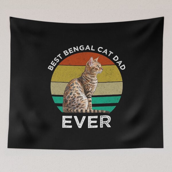 Item preview, Best Bengal Cat Dad Ever designed and sold by Cat Lady Designs.