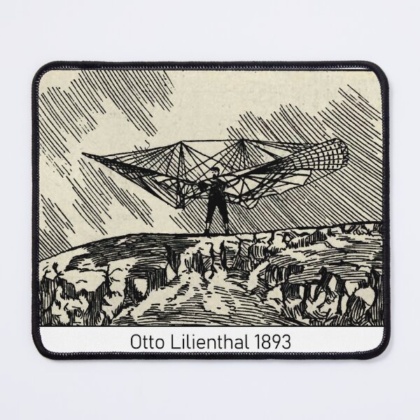 Item preview, Discover the perfect blend of history and style with our Otto Lilienthal 1893 Glider merch designed and sold by BitterGrounds.