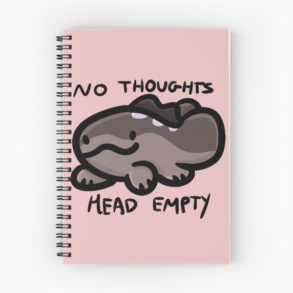 Item preview, No Thoughts Head Empty designed and sold by beastpack-art.