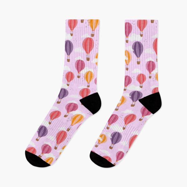 Item preview, Hot air balloons summer sky pink designed and sold by Kimmygowland.