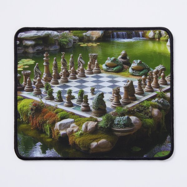 Item preview, Frog Chess mousepad. designed and sold by MICKSPIKS.