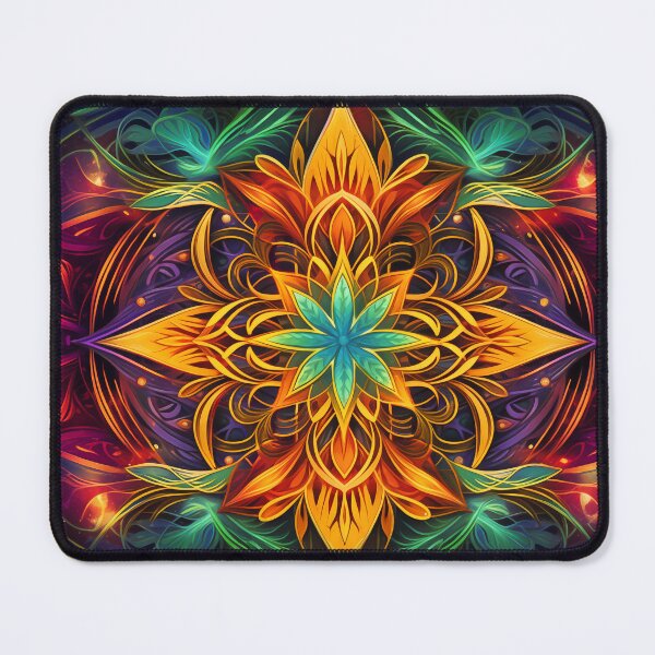 Item preview, Radiant Lotus - Psychedelic Mandala Sacred Geometry Tapestry Art designed and sold by pooshda.