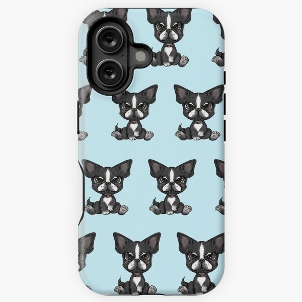 Item preview, Boston Terrier Puppy Pattern designed and sold by ReesesRoom.