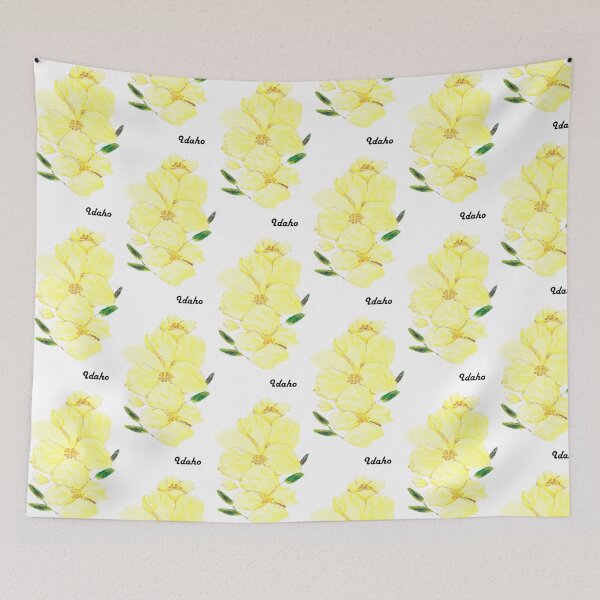 Item preview, 50 States 50 Flowers; Idaho  designed and sold by sandrahlee.