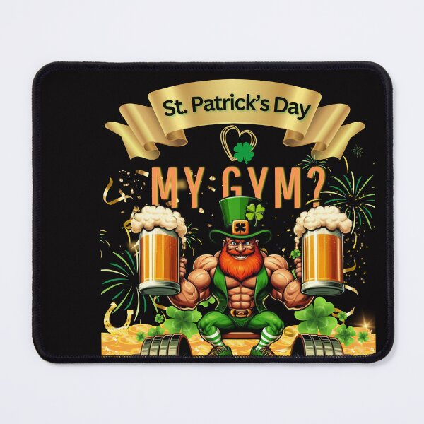 Item preview, Raise Mugs, Not Weights! St. Patrick’s Gym designed and sold by pkk72.