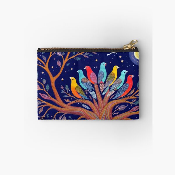 Item preview, Colorful Birds In the Tree designed and sold by TheDarkWardrobe.