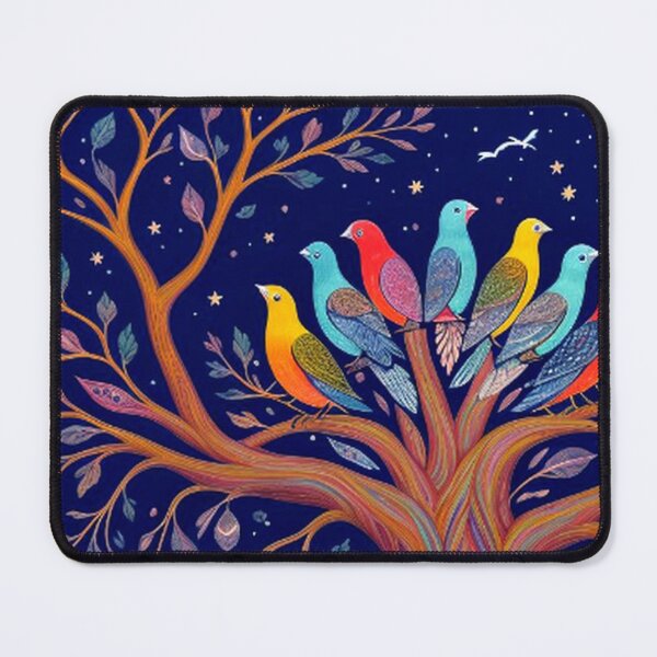 Item preview, Colorful Birds In the Tree designed and sold by TheDarkWardrobe.