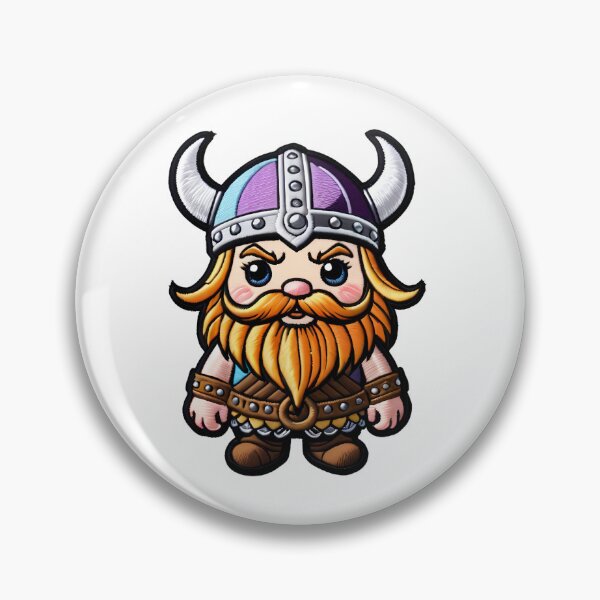 Item preview, Cool Iron On Patches, Cute Viking designed and sold by saloui.