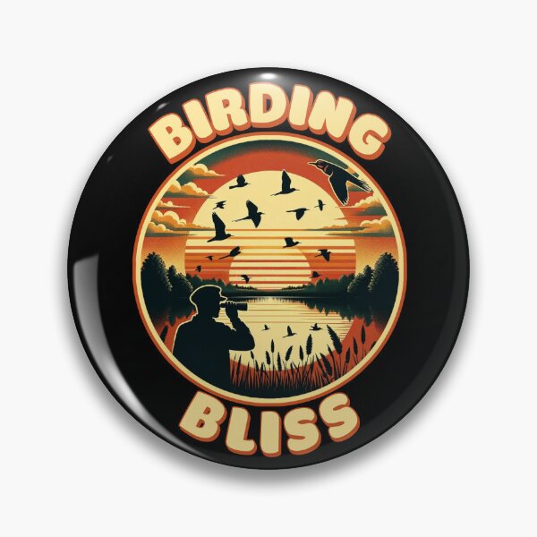 Item preview, Birding Bliss Vintage Sunset Silhouette designed and sold by Unitepeople.