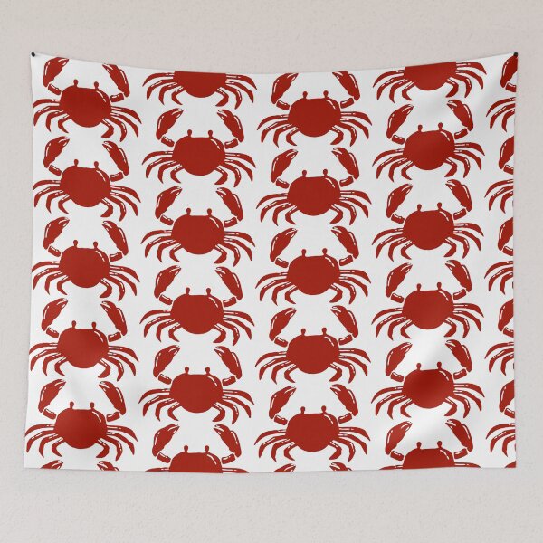 Item preview, red crab designed and sold by Sticker Ready.