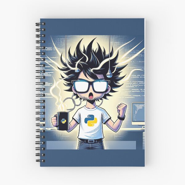 Item preview, Java Jolt: The Coder's Eureka Moment in Python designed and sold by TuringTacoTales.