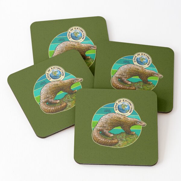 Item preview, EDGE OF EXTINCTION Chinese Pangolin designed and sold by rorabeenie.