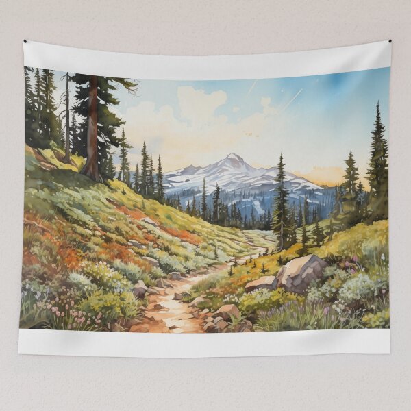 Item preview, Pacific Crest Trail in Watercolor designed and sold by WatercolorWilds.
