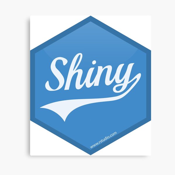 shiny hex logo Canvas Print