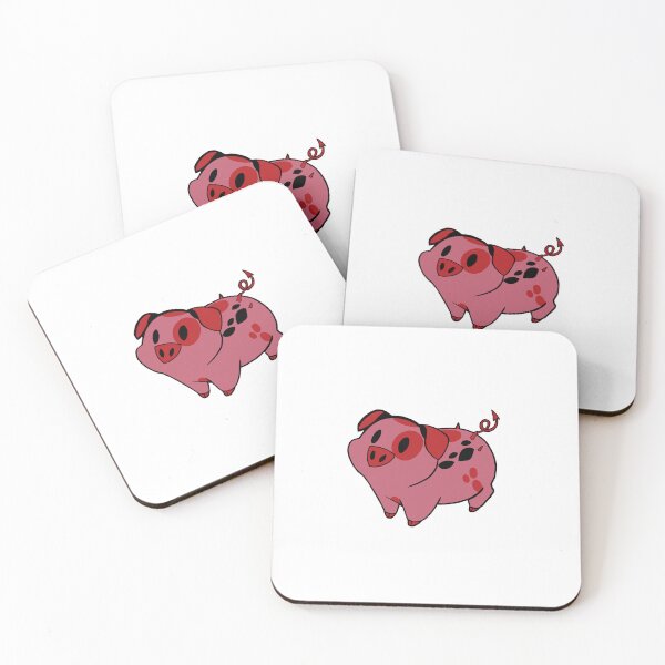 Item preview, hazbin hotel fat nuggets pig sticker design designed and sold by ruelia.