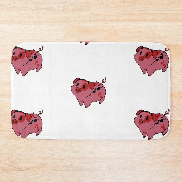 Item preview, hazbin hotel fat nuggets pig sticker design designed and sold by ruelia.