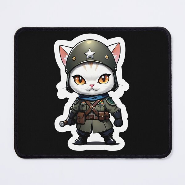Item preview,  Funny Cat Soldier Delights for Animal-Loving Pet Enthusiasts designed and sold by styleonestaa.