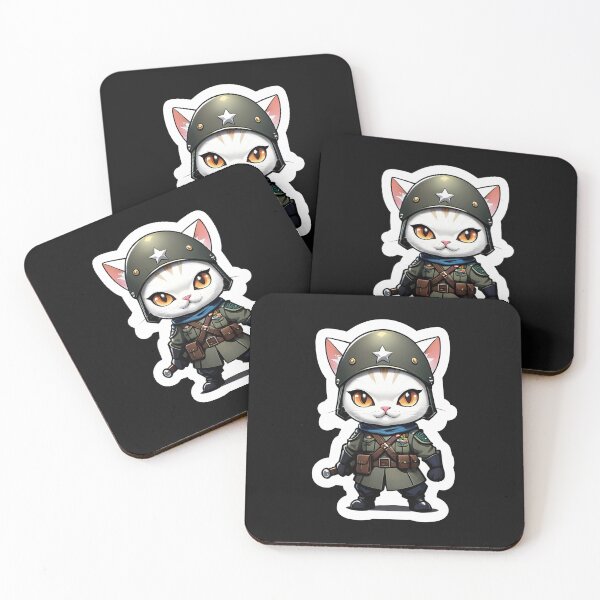 Item preview,  Funny Cat Soldier Delights for Animal-Loving Pet Enthusiasts designed and sold by styleonestaa.