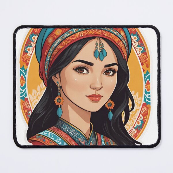 Item preview, Beautiful Uzbek Woman designed and sold by Places On Earth.