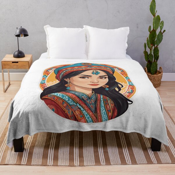 Item preview, Beautiful Uzbek Woman designed and sold by Places On Earth.