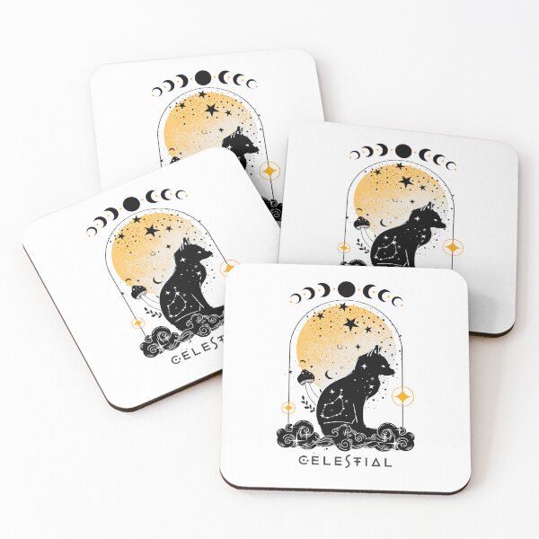Item preview, Celestial animal Fox designed and sold by MonochromeEcho.