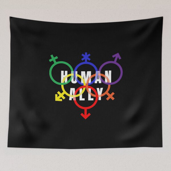 Item preview, Lgbtq+ Symbols Human Ally designed and sold by teaw-teaw.