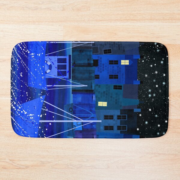 Item preview, Coastal Town at Night  designed and sold by Andrew  Hitchen.