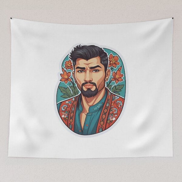 Item preview, Traditional Uzbekistan Man Hunk designed and sold by Places On Earth.