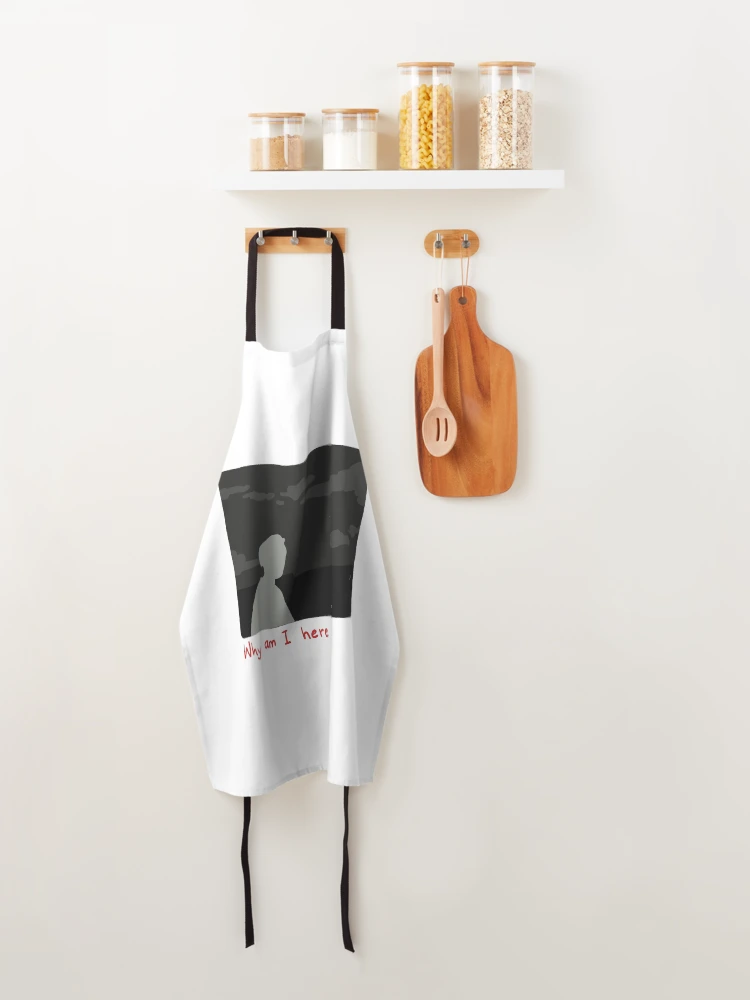 Thumbnail 4 of 6, Apron, Why am I here? designed and sold by Childish by Design.