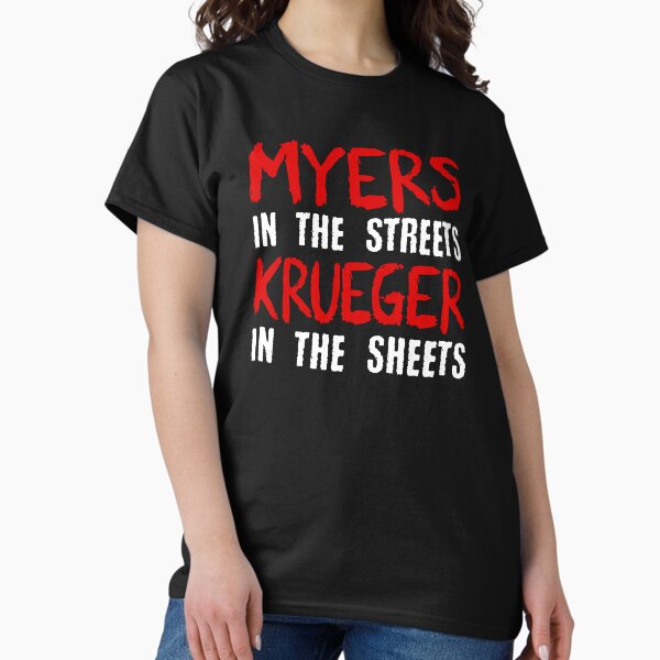 Item preview, Myers in the streets - Krueger in the sheets designed and sold by ninthstreet.