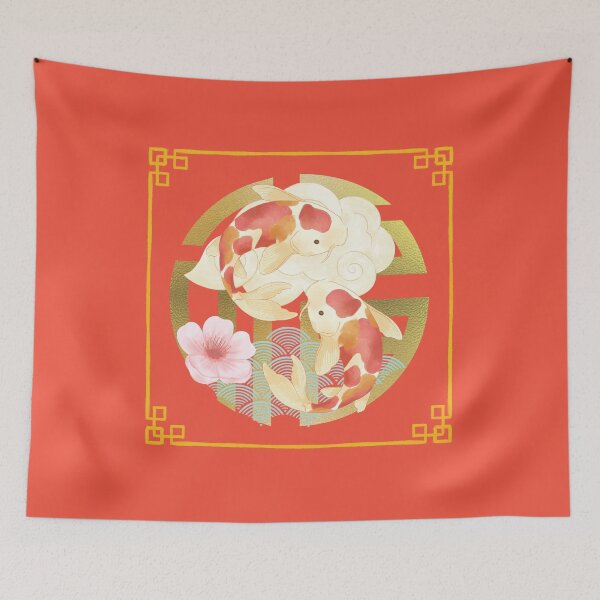 Item preview, Koi Fish and Flower designed and sold by SpiralBalloon.