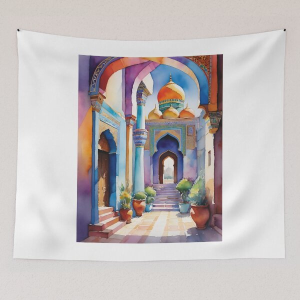 Item preview, Uzbek Land Watercolor designed and sold by Places On Earth.
