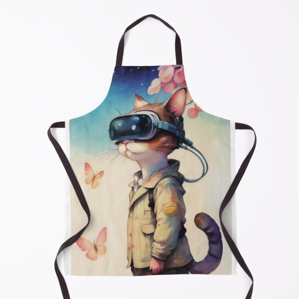 Item preview, Apple vision Cat Wearing Metaverse Glasses 2 designed and sold by Psycho-Crazy.